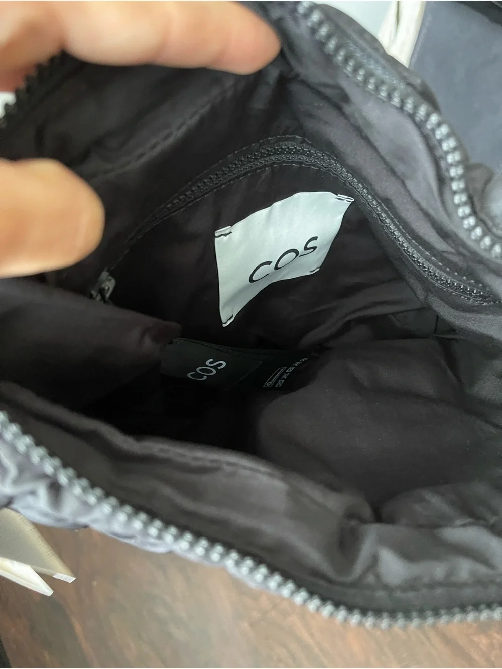 COS Quilted Mini Shoulder Bag NEW Black